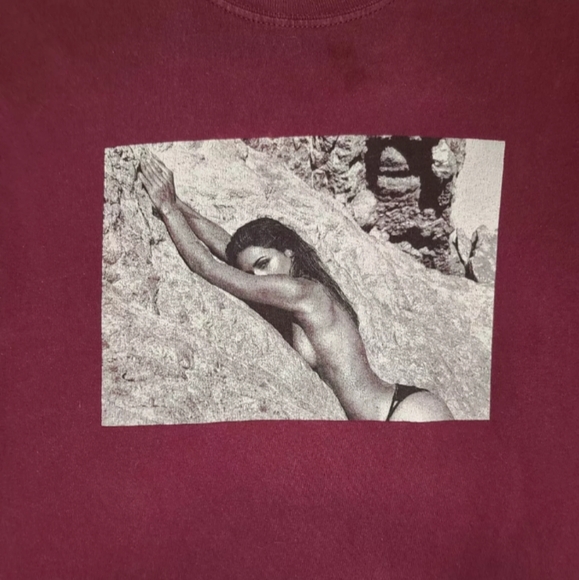 PacSun Visual x Van Styles Model Print T-Shirt Adult Small V/SUAL Photography - Picture 2 of 8